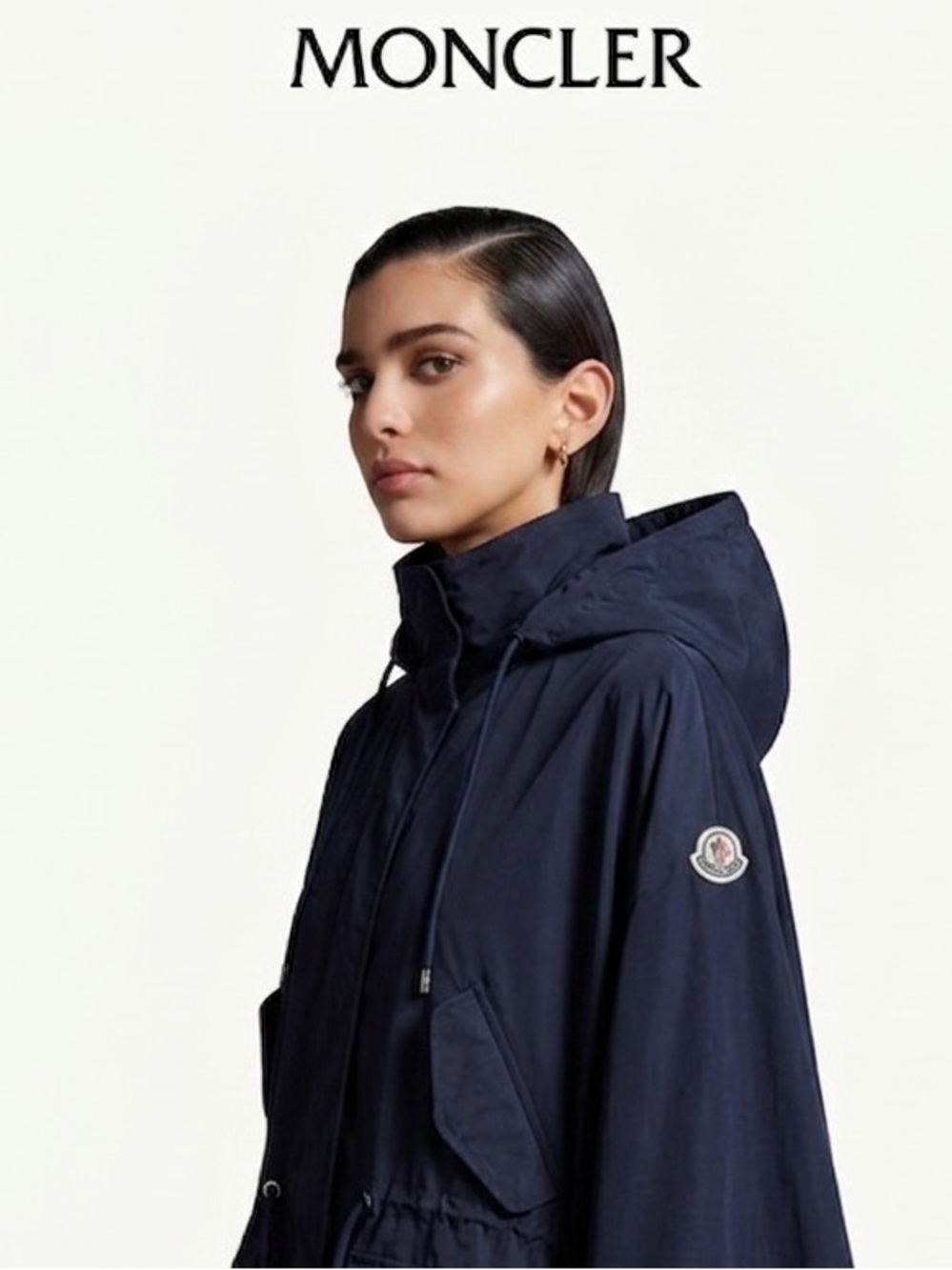 Moncler Navy Cape